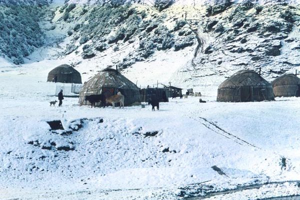 Yurts in Murghab